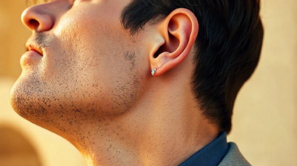 Boucles d'oreilles homme sans perçage : le style facile et chic