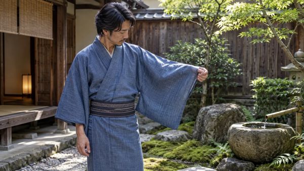 Choisir le bon tissu pour le kimono homme avant tout