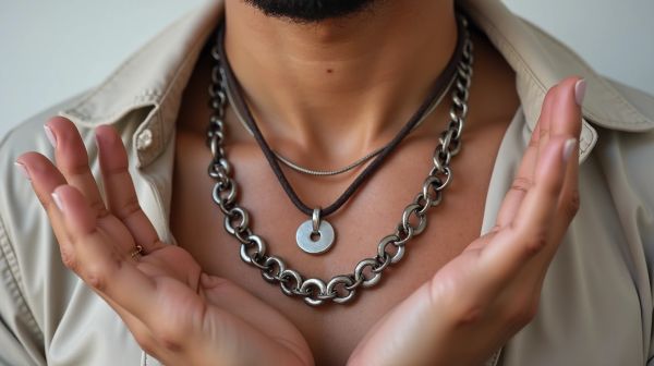Des colliers pour homme au style unique et résistant