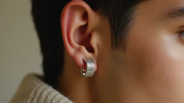Fausse boucle d'oreille homme : alliez style et confort sans trou