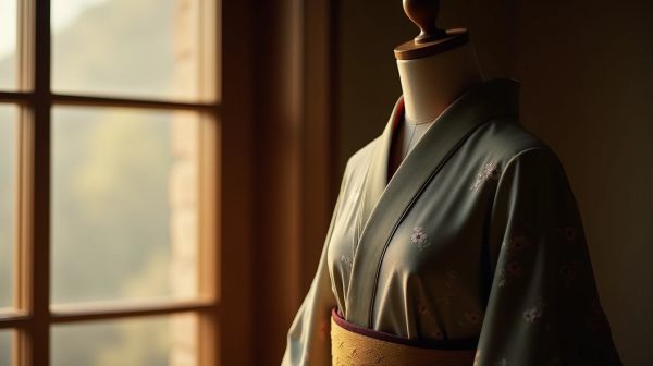 Le kimono homme se joue sur la matière avant la coupe