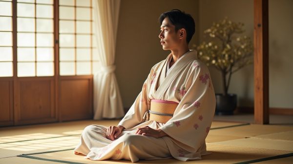 L'élégance du kimono japonais pour homme dans votre quotidien