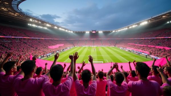 Les maillots roses dans le foot : un phénomène incontournable